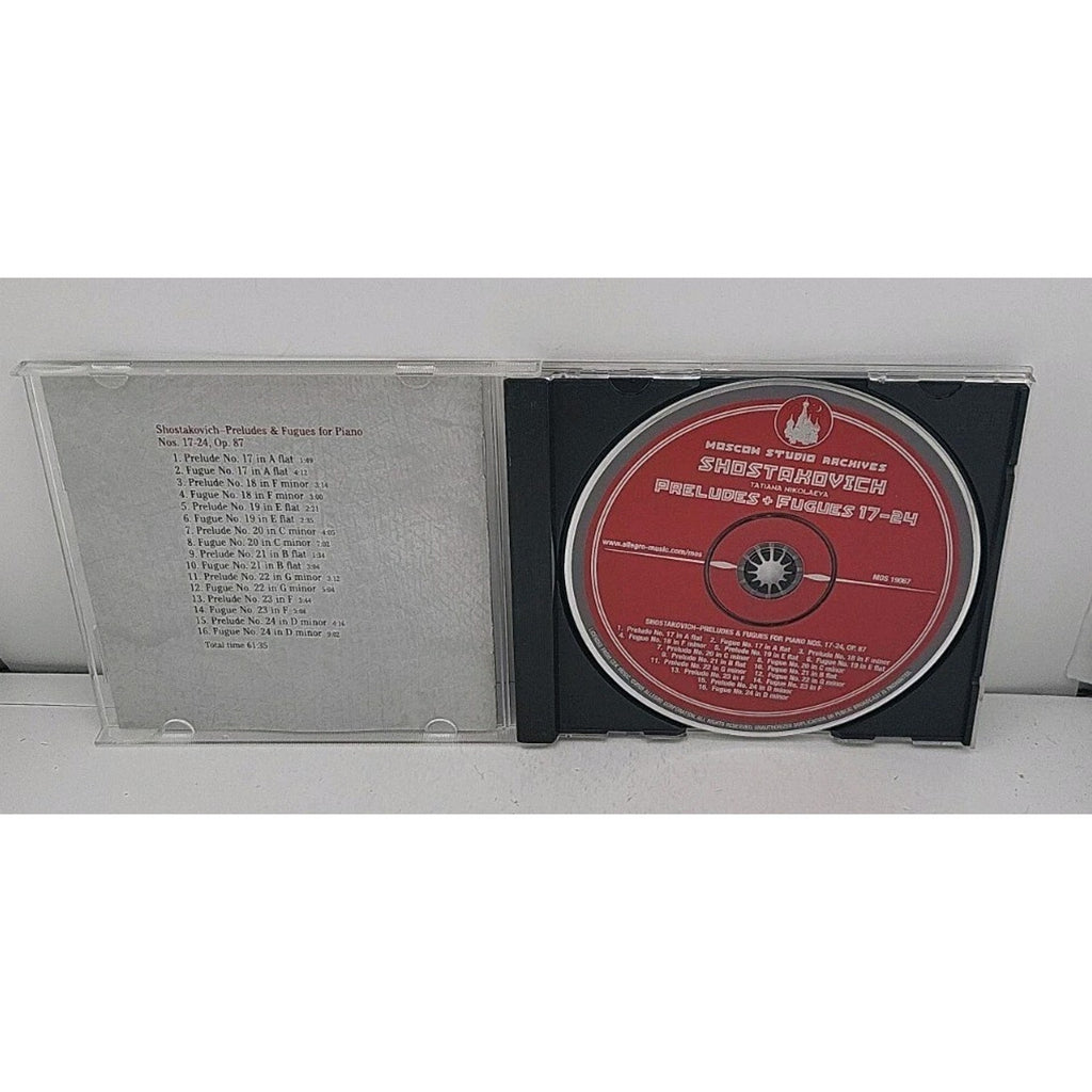 Preludes & Fugues 17-24 by Tatiana Nikolayeva (CD, 2005)
