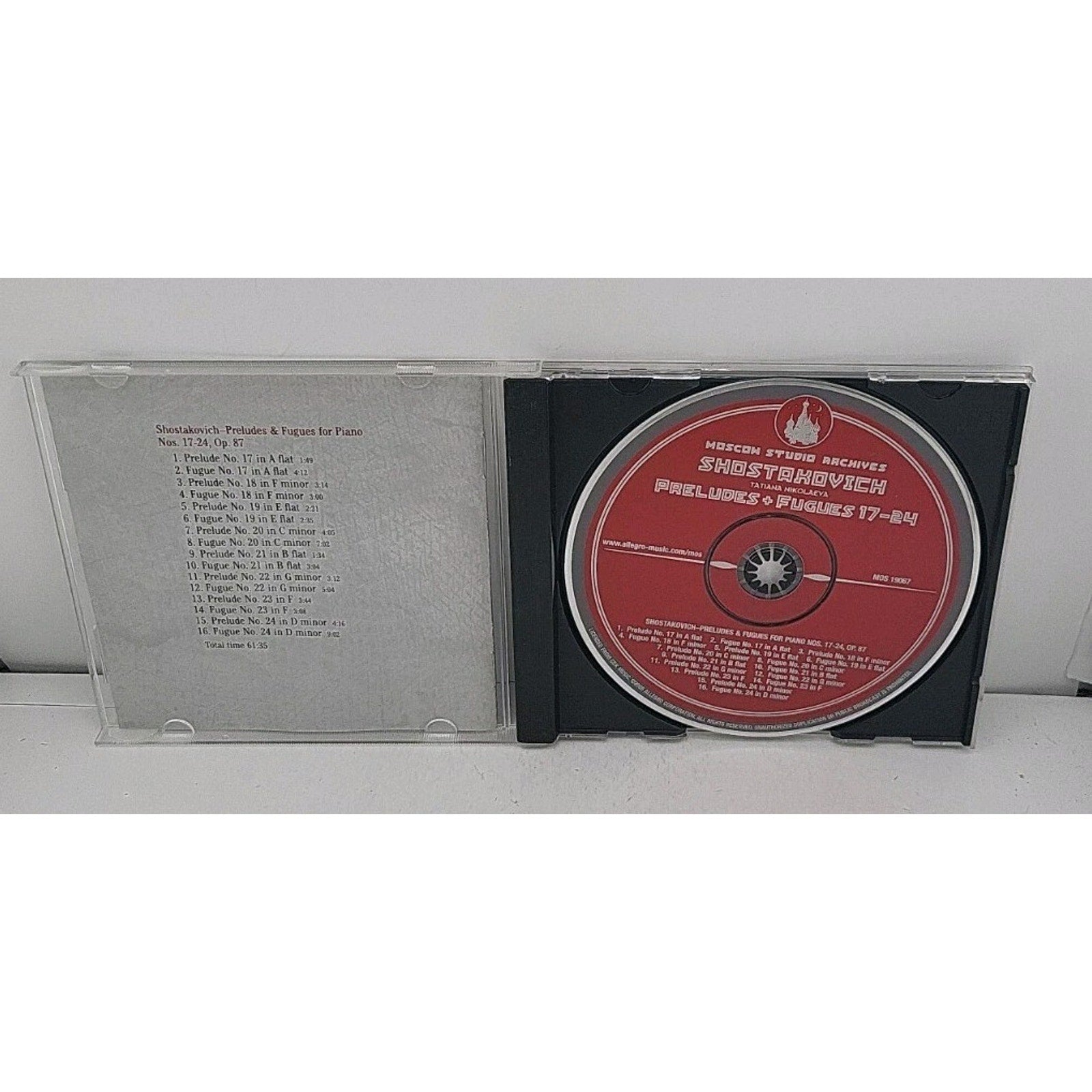 Preludes & Fugues 17-24 by Tatiana Nikolayeva (CD, 2005)