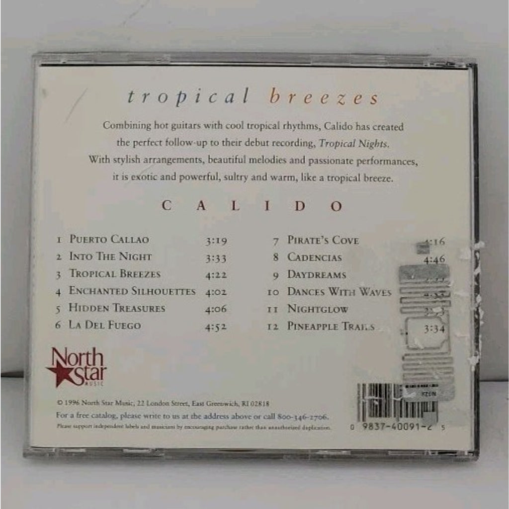 Tropical Breezes by Calido (CD, 1998)