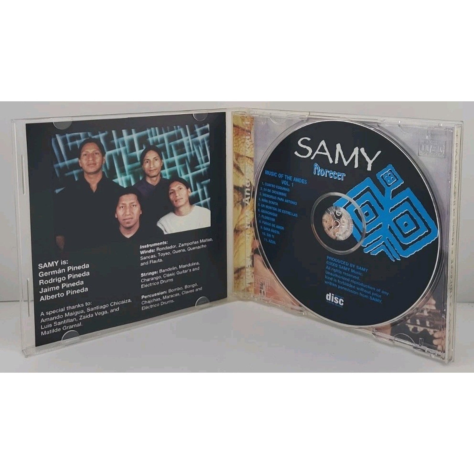 Florecer - Native Music - Music of the Andes Vol 1 - Audio CD