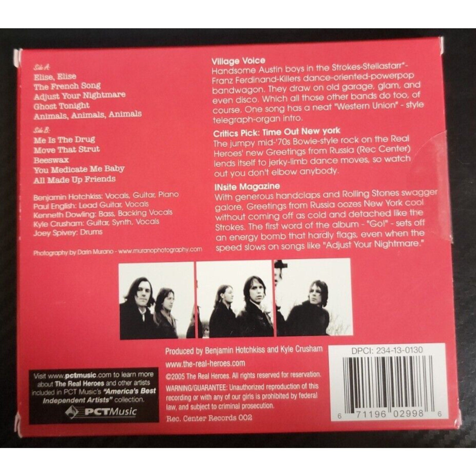 The Real Heroes - Greetings From Russia (CD)