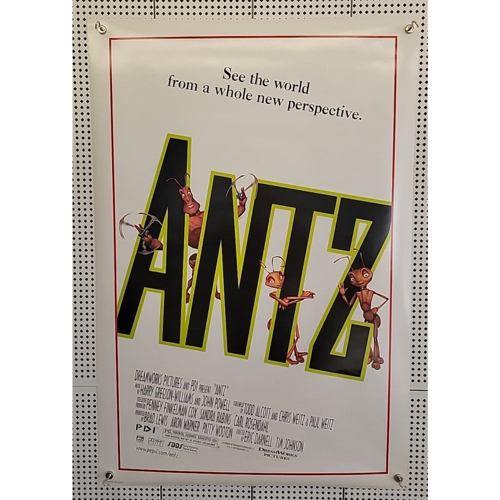Antz 1998 Double Sided Original Movie Theater Poster 27" x 40"