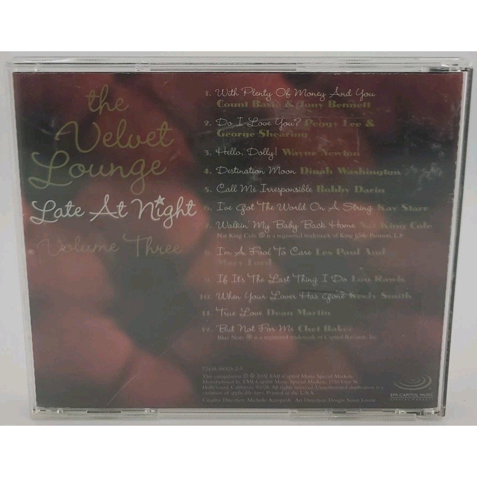 The Velvet Lounge Late At Night Vol 3 CD