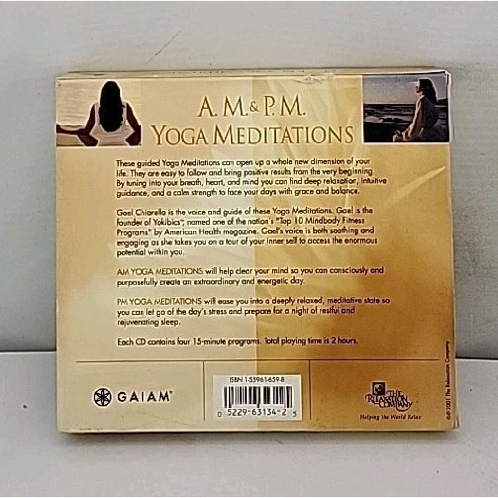 AM/PM Yoga Meditations by Gael Chiarella (CD, 2001)
