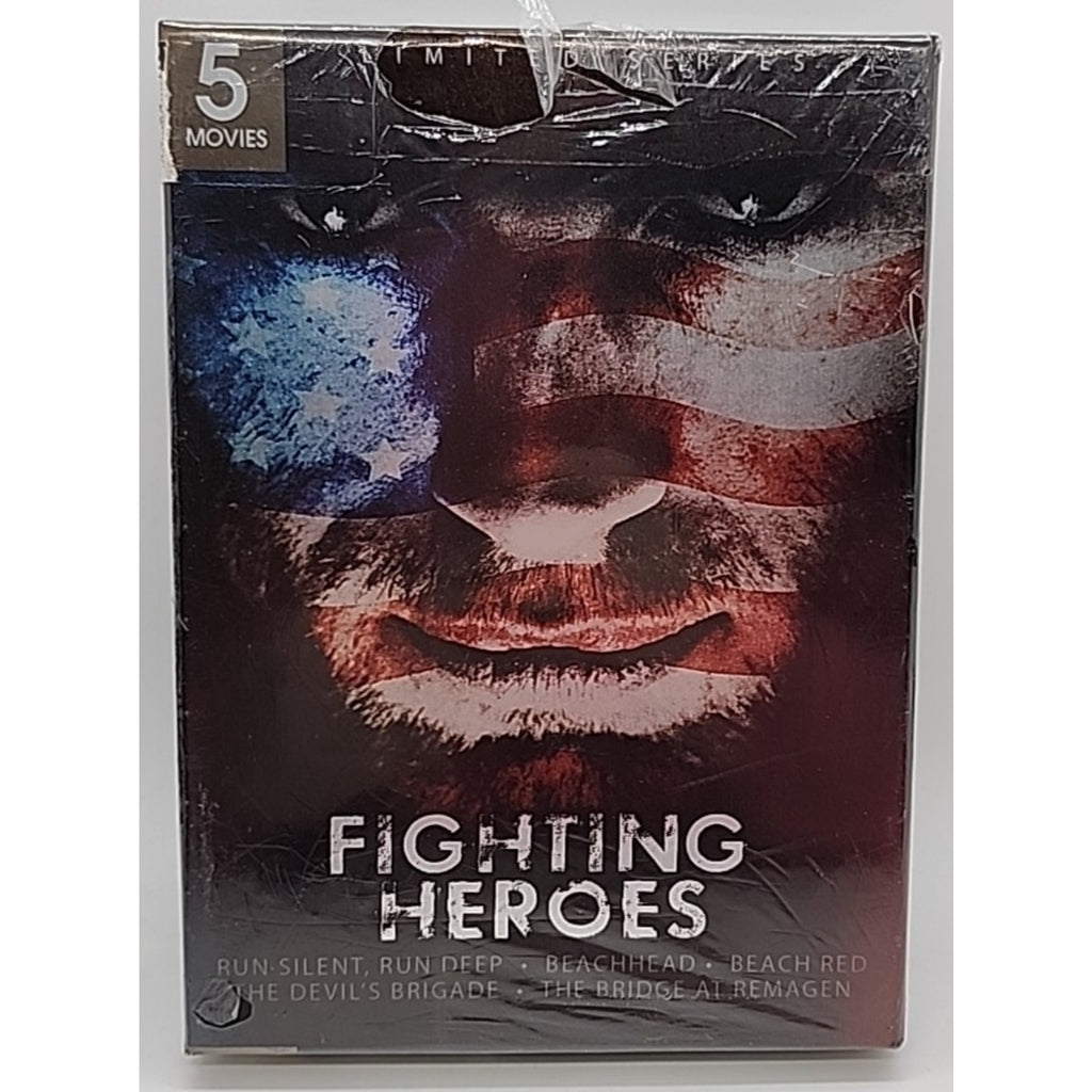 Fighting Heroes: 5 Movies (DVD, 2011) *Brand New*