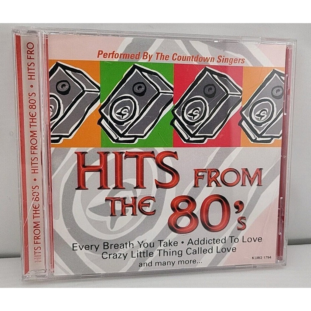 Hits from the 80's [Red] by Various Artists (CD, 2000, Madacy)