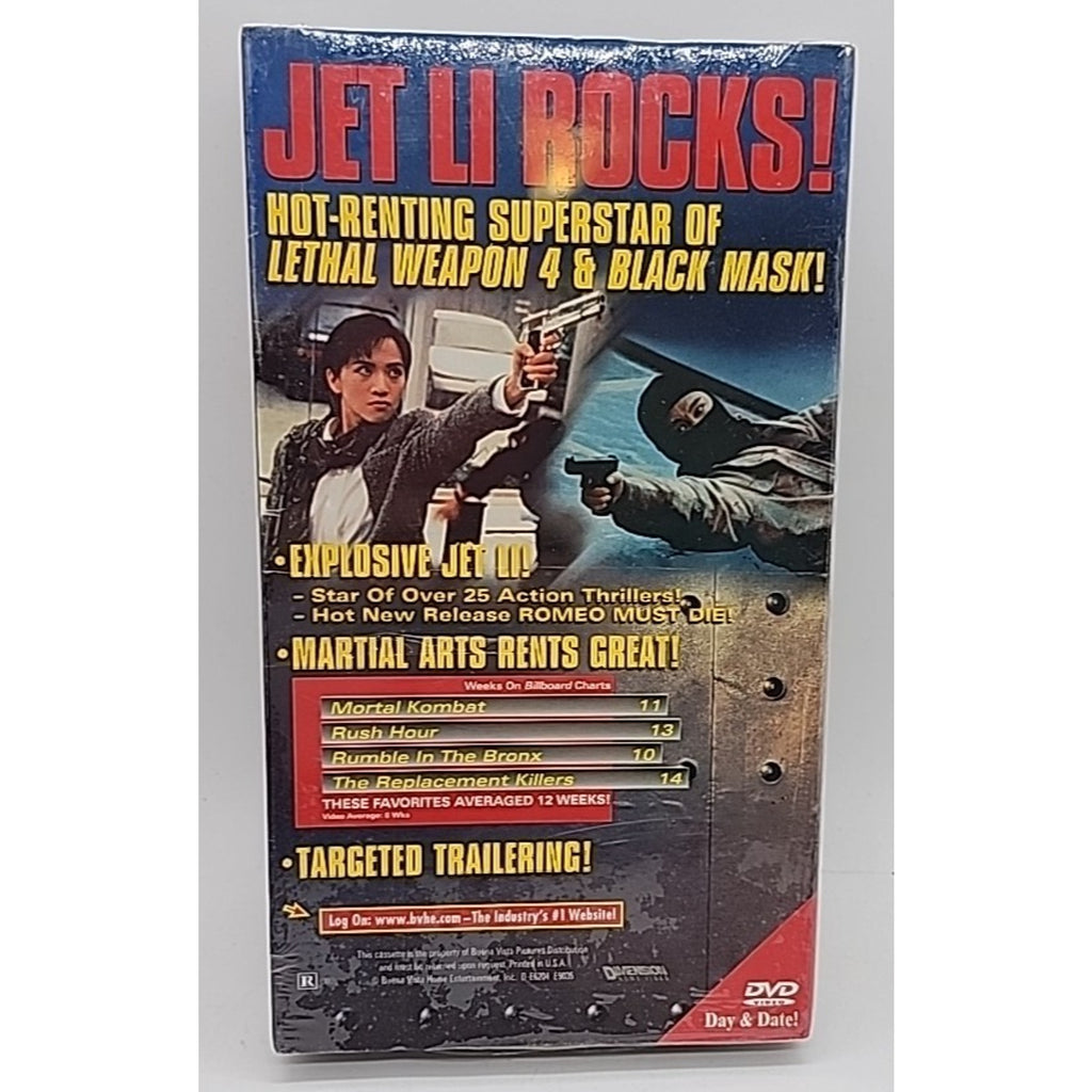 Jet Li's The Enforcer VHS Demo Promo Screener *Brand New*