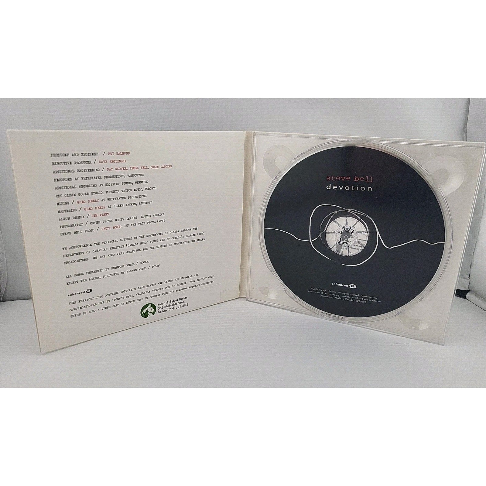 Devotion by Bell, Steve (CD, 2008)