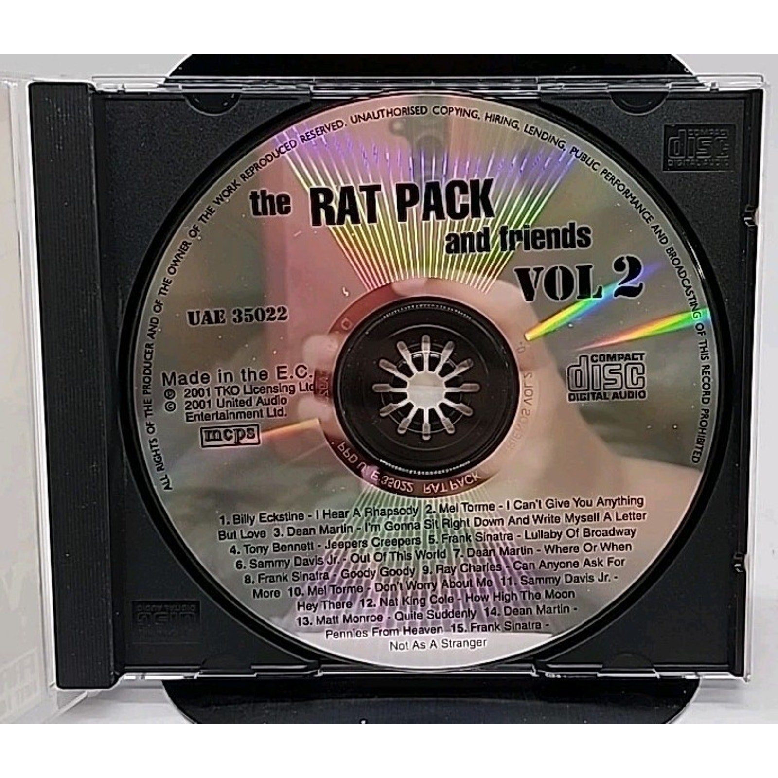 The Rat Pack and Friends Juke Box Hits, Volume 2 CD