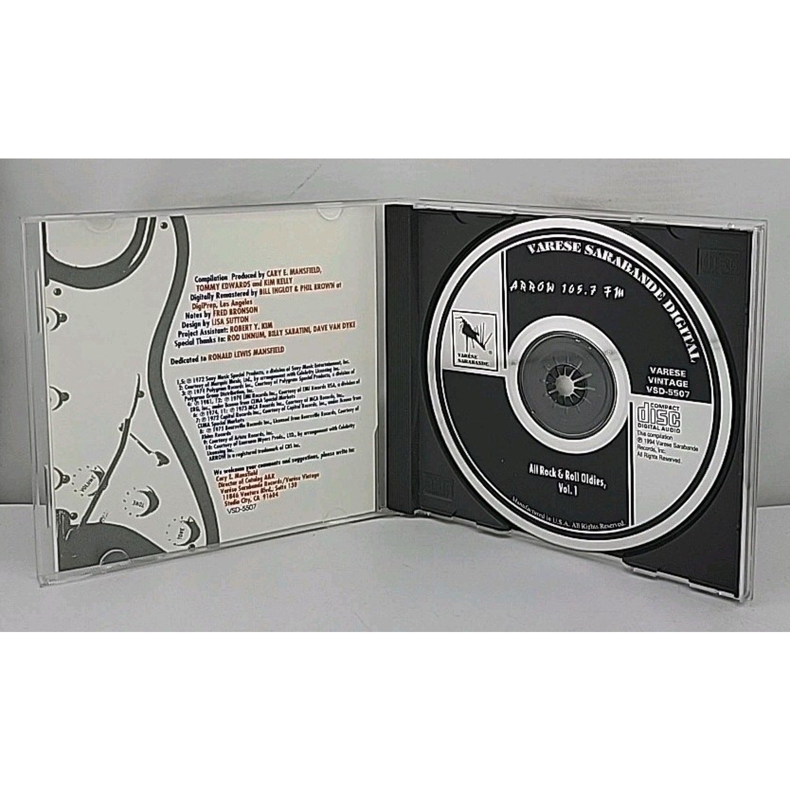 WAKS: All Rock Oldies, Vol. 1 by Various Artists (CD, Jun-1994, Varèse Sarabande