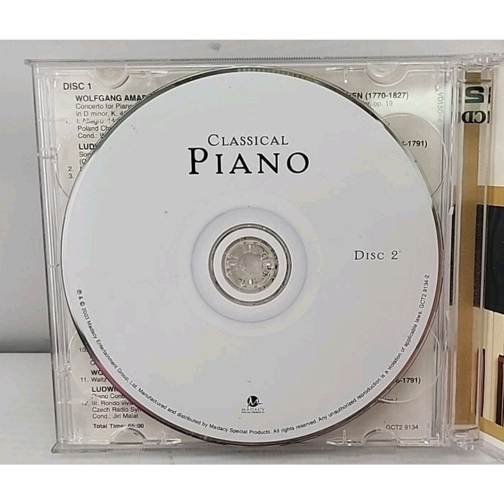 Classical Piano by Schubert / Mozart / Beethoven (CD, 2004)
