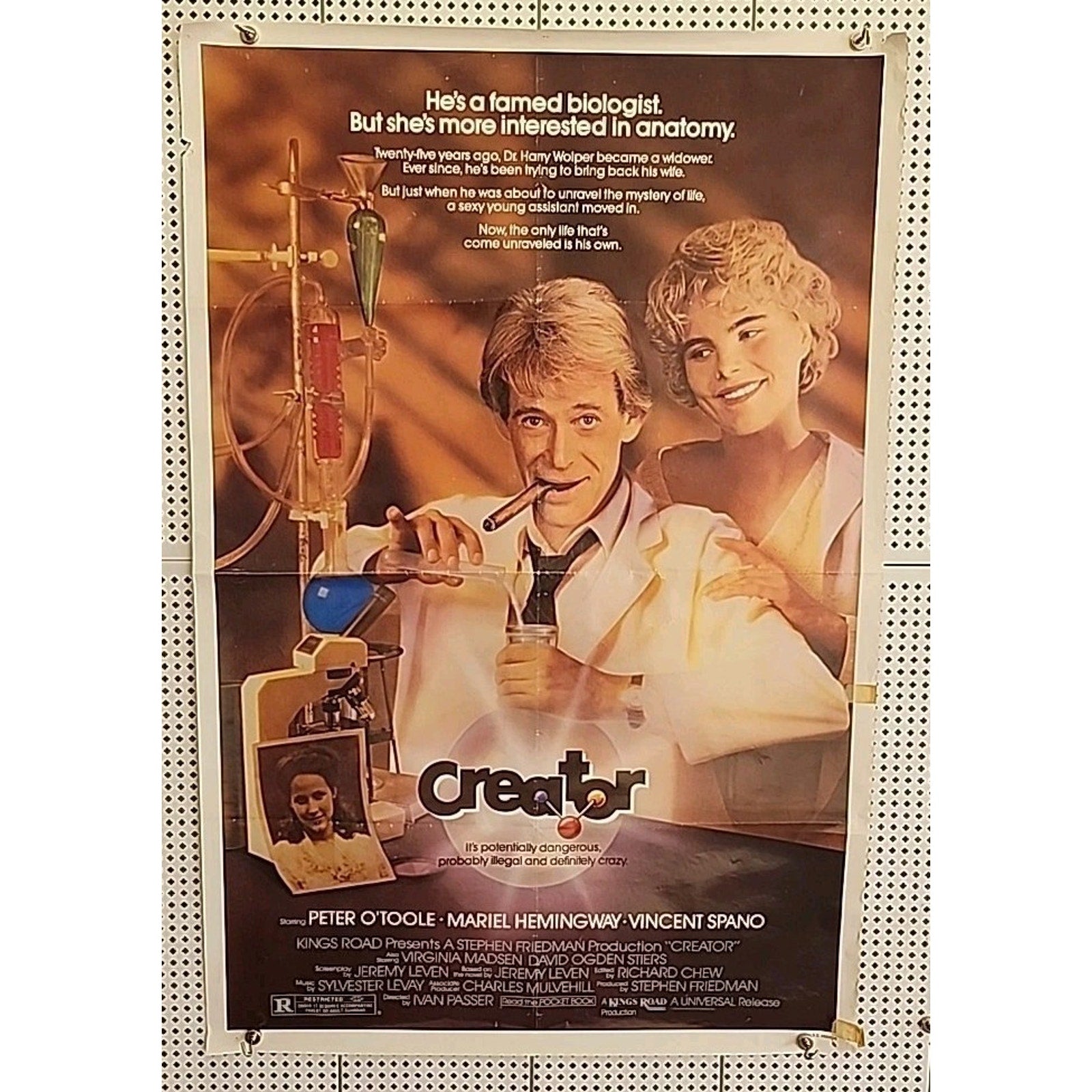 Creator 1985 Rolled Single Sided Original Movie Poster 27" x 41"