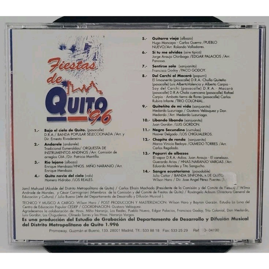 Viva Quito Fiestas 96 CD