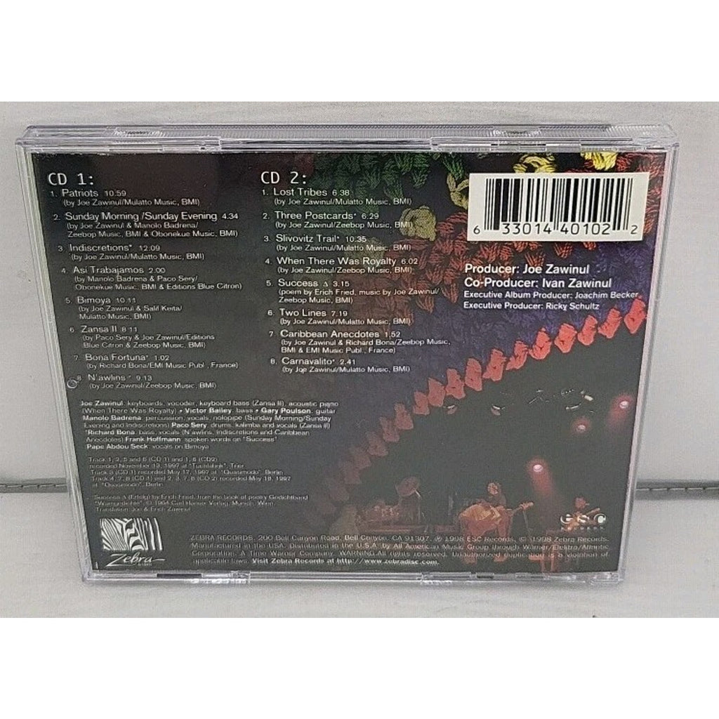 World Tour by Zawinul, Joe (CD, 1998) 2 Disc