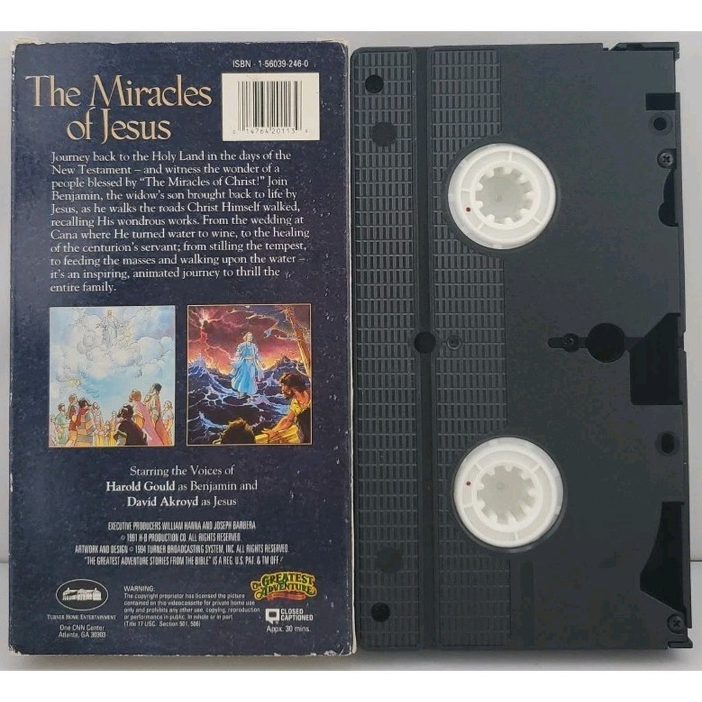 Greatest Adventure Stories From the Bible - The Miracles of Jesus (VHS, 1991)
