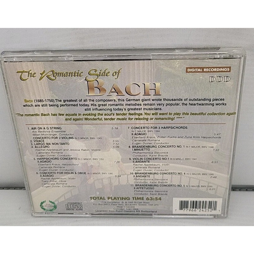 The Romantic Side Of Bach CD