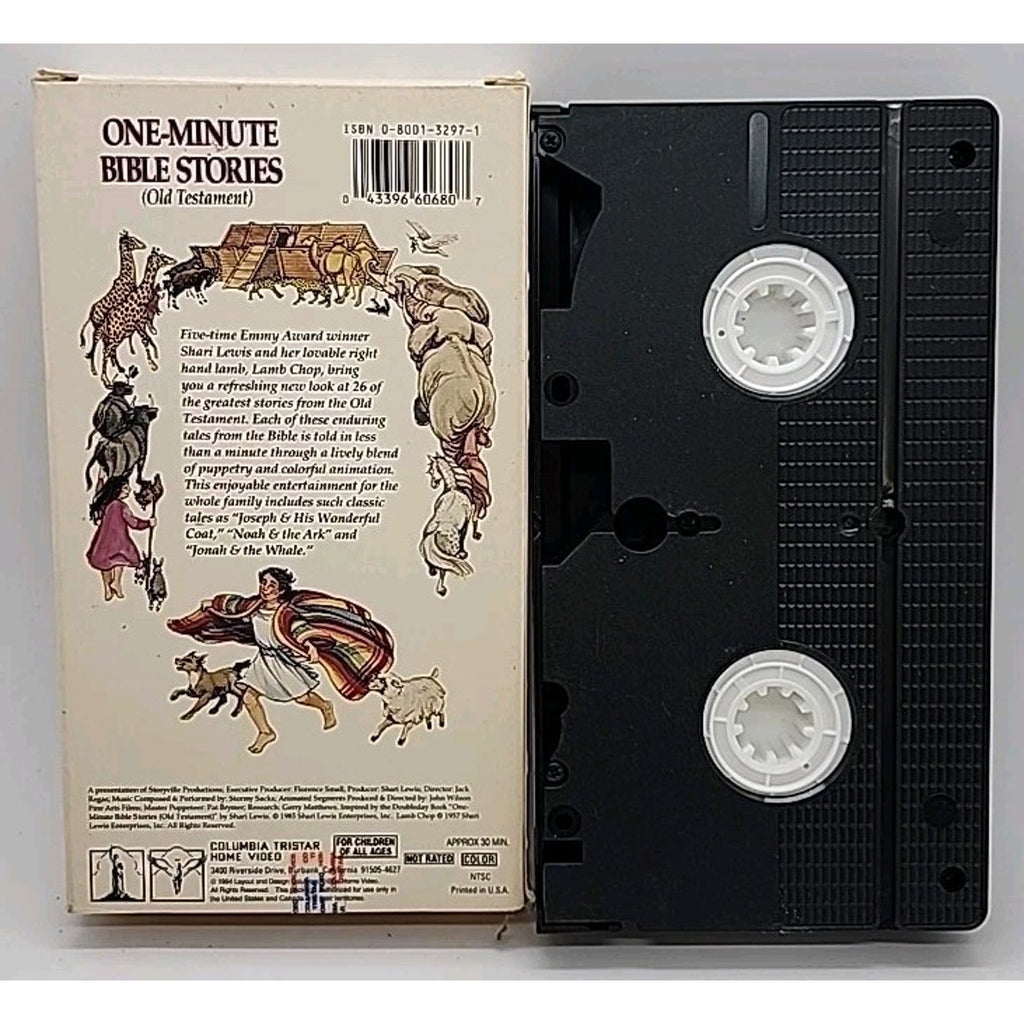 One-Minute Bible Stories - Old Testament (VHS, 1998)