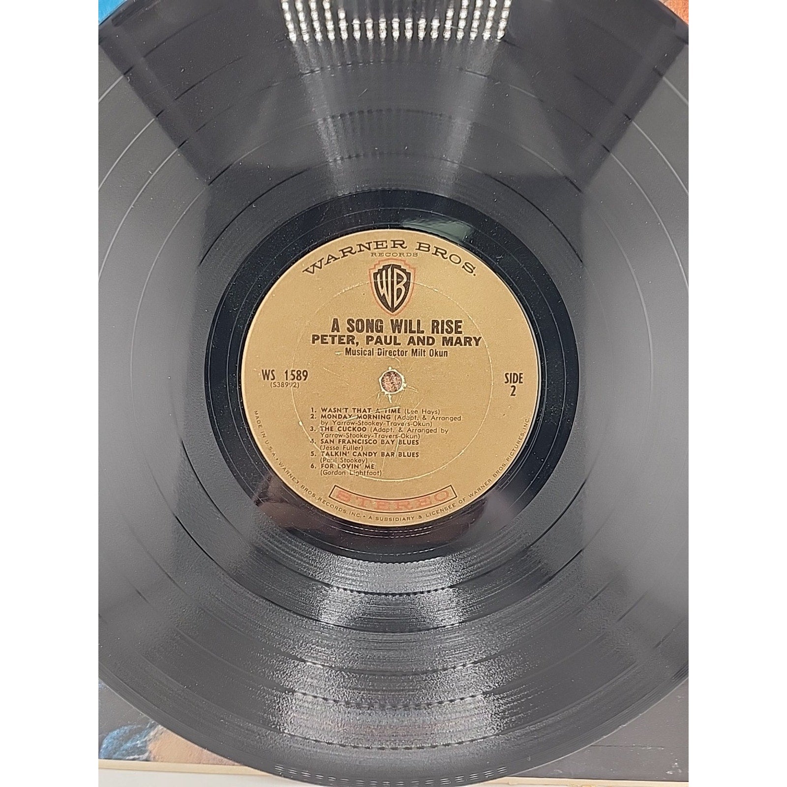 Peter, Paul and Mary A Song Will Rise Vinyl 1965 Warner Bros Vinyl