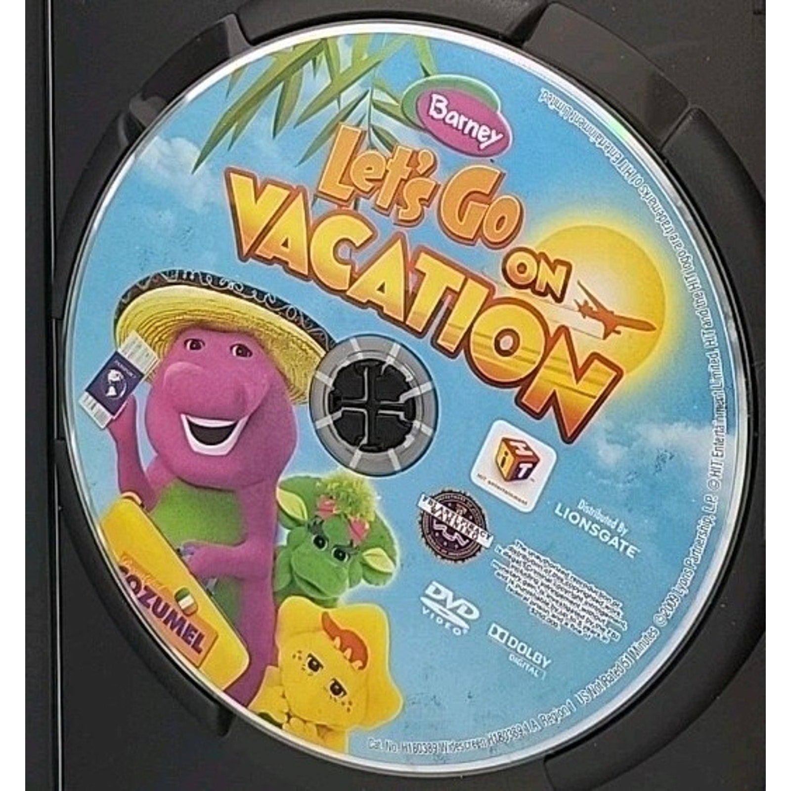 Barney - Let's Go On Vacation (DVD, 2009)