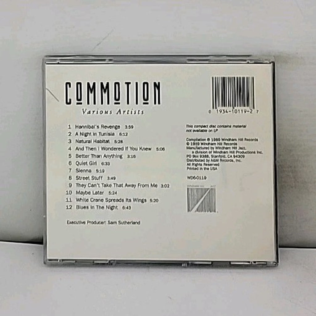 Commotion: The Windham Hill Jazz Sampler by Various Artists (CD, Aug-1989,...