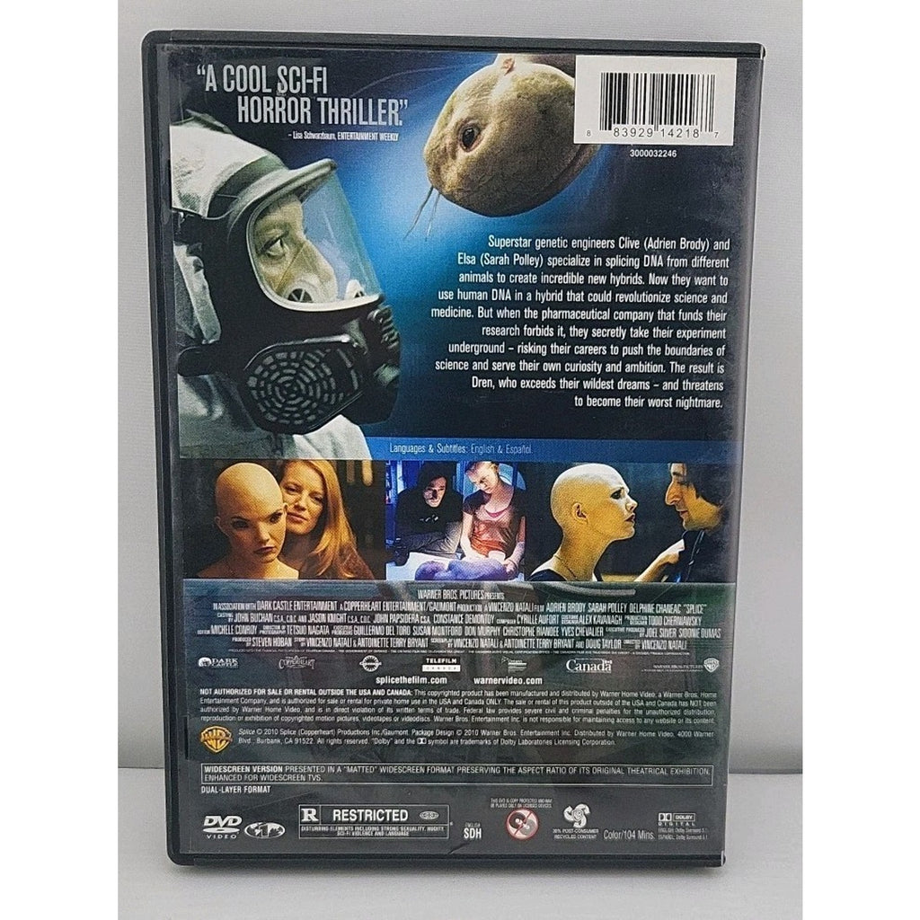 Splice (DVD 2010) Blockbuster Rental