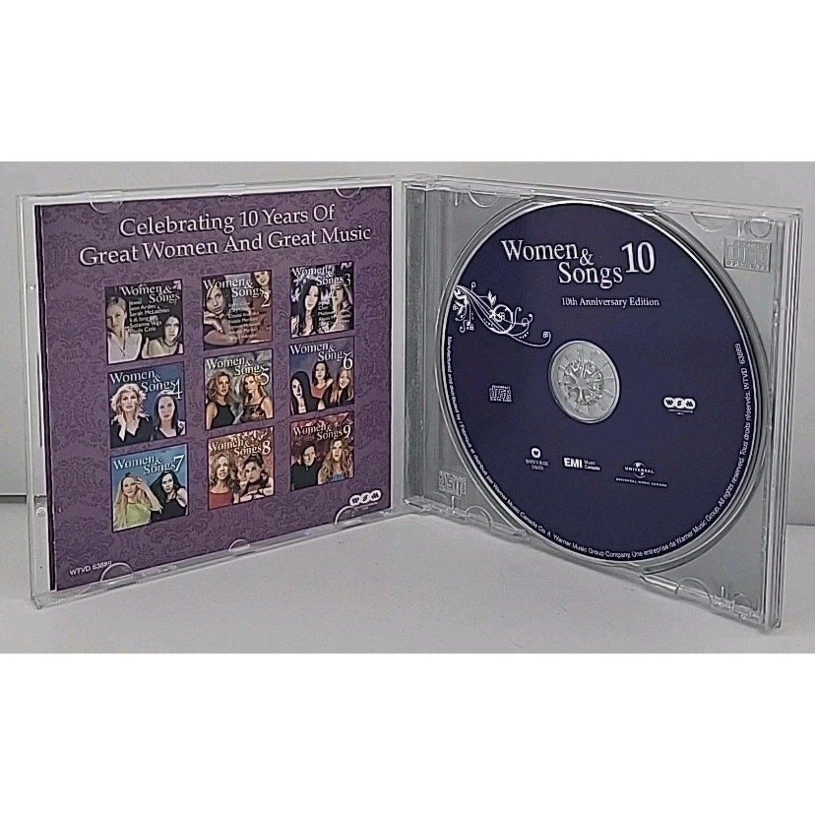 Women & Songs 10th Anniversary by Various Artists (CD, Nov-2006, Warner Music)
