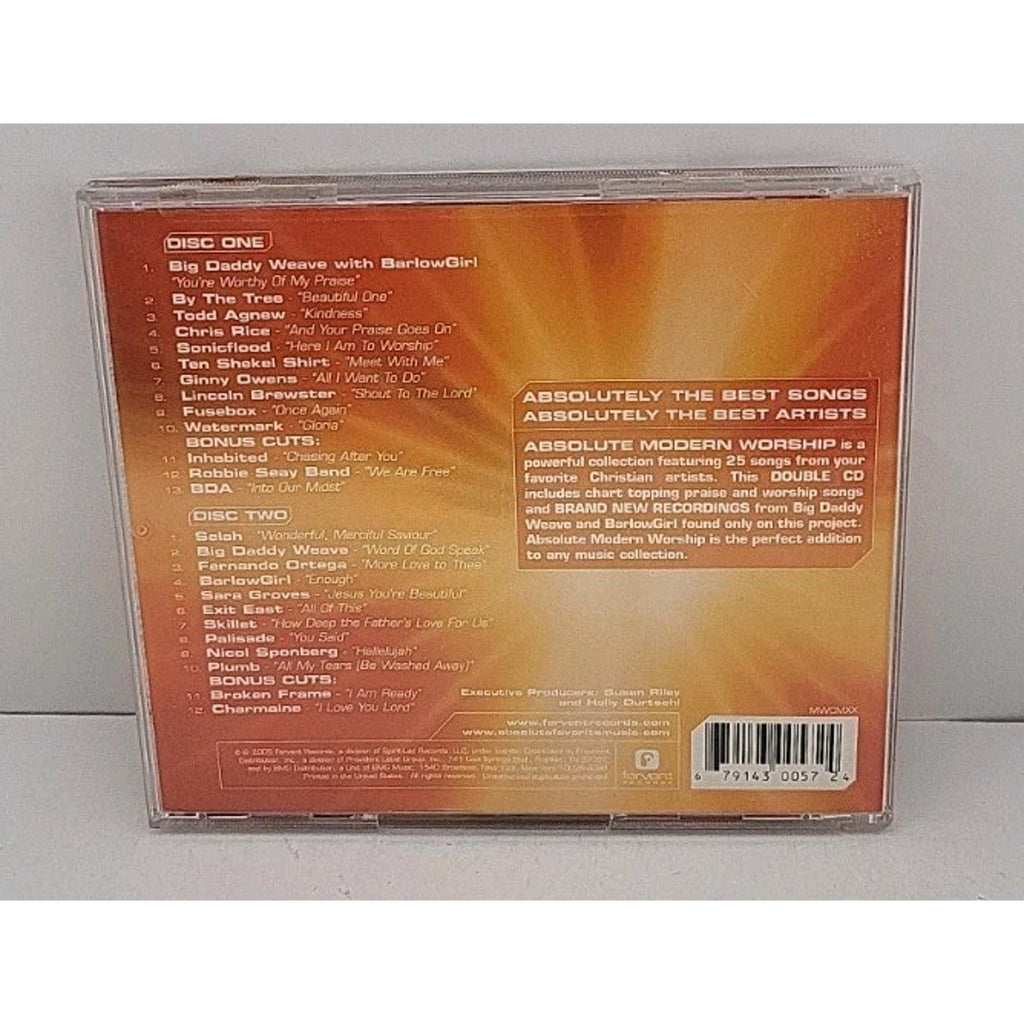 Absolute Modern Worship [2005] by Various Artists (CD, Jun-2005, 2 Discs,...