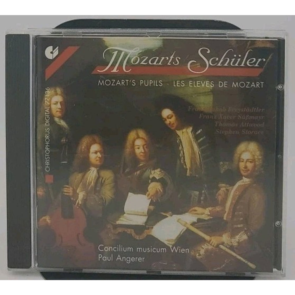 Mozart Schuler Mozart’s Pupils CD Paul Angerer Concilium Musicum Wien