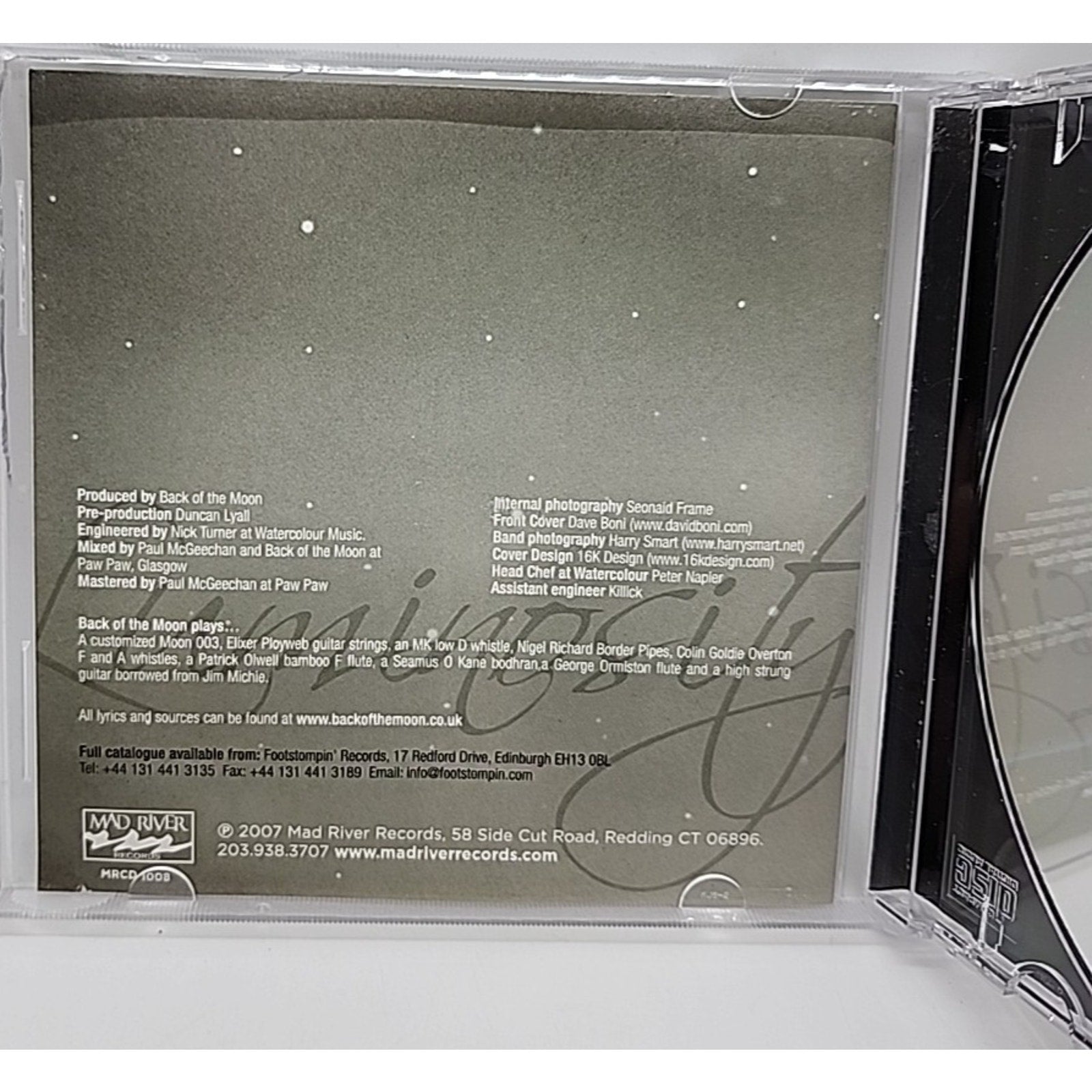 Luminosity by Back of the Moon (CD, 2007)