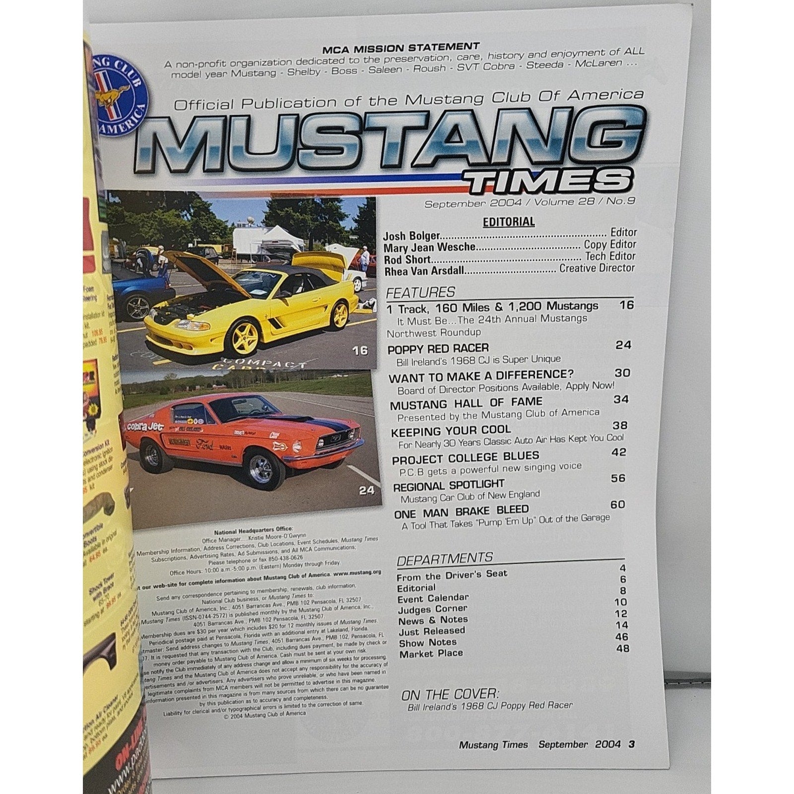 Mustang Times September 2004 Volume 28 # 9