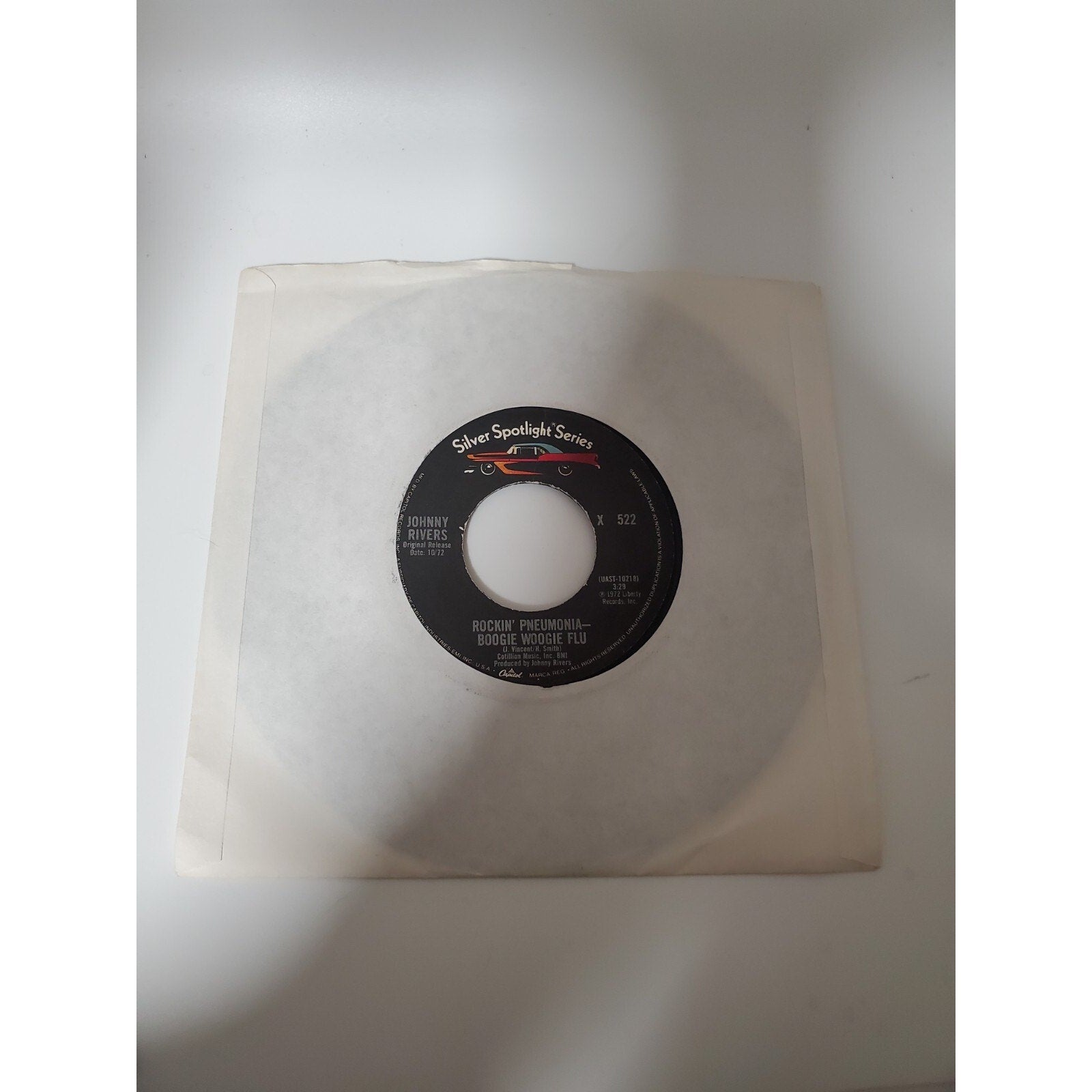Johnny Rivers - Blue Suede Shoes - 45RPM Record - Singles