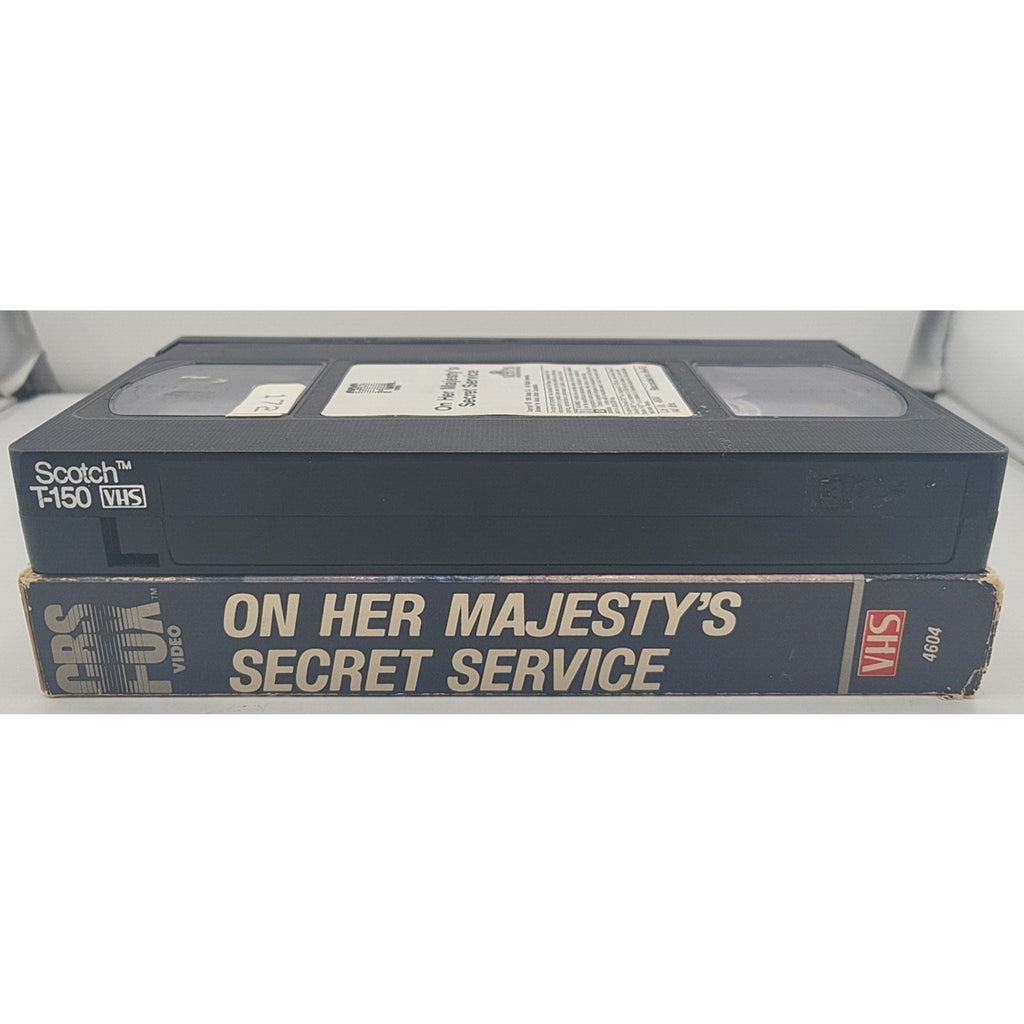 On Her Majesty's Secret Service VHS - James Bond 007, 1984, CBS FOX Video Tape