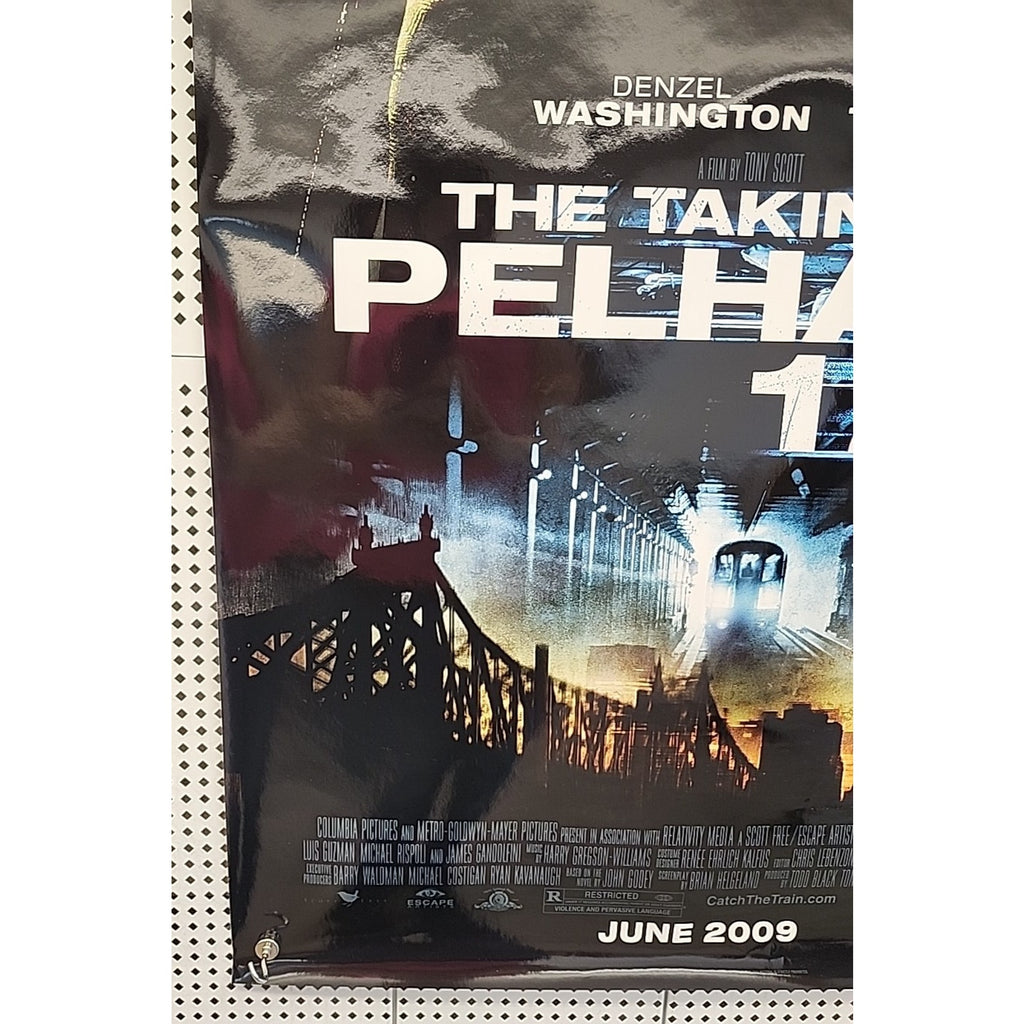 The Taking of Pelham 123 2009 Double Sided Original Movie Poster 27" x 40" ADV