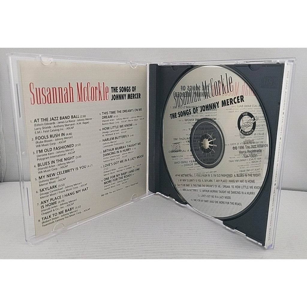 Songs of Johnny Mercer by Susannah Mccorkle (CD, 1996)