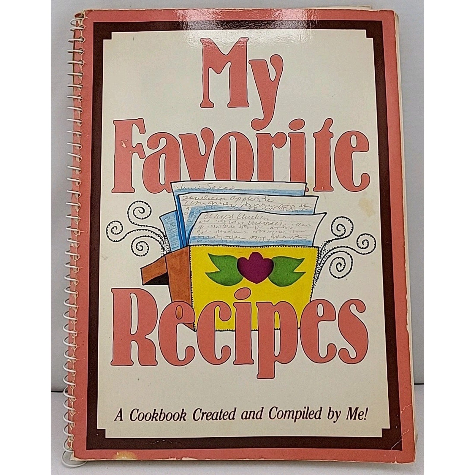 My Favorite Recipes Cookbook Created Compiled by Me! w/ Handwritten Recipes
