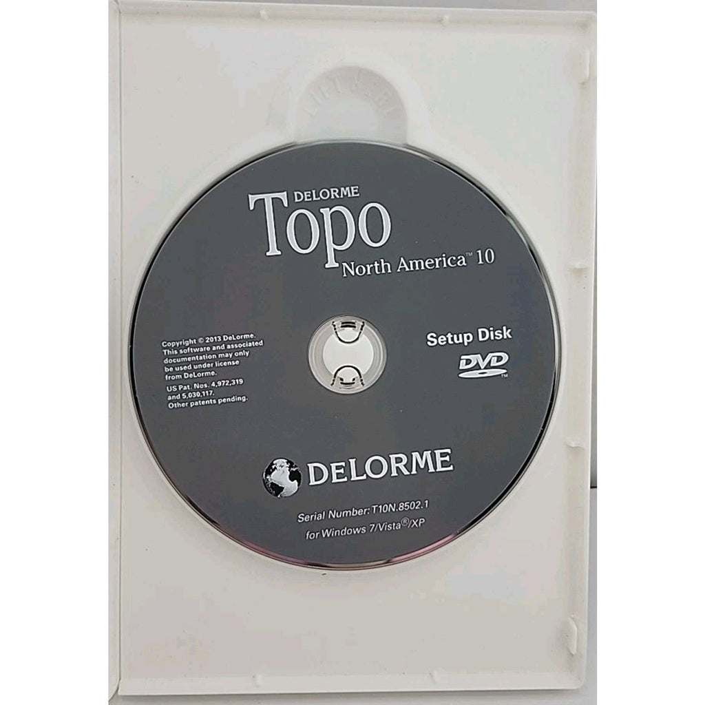 Delorme Topo North America Version 10 *ONLY PICTURED DISCS*