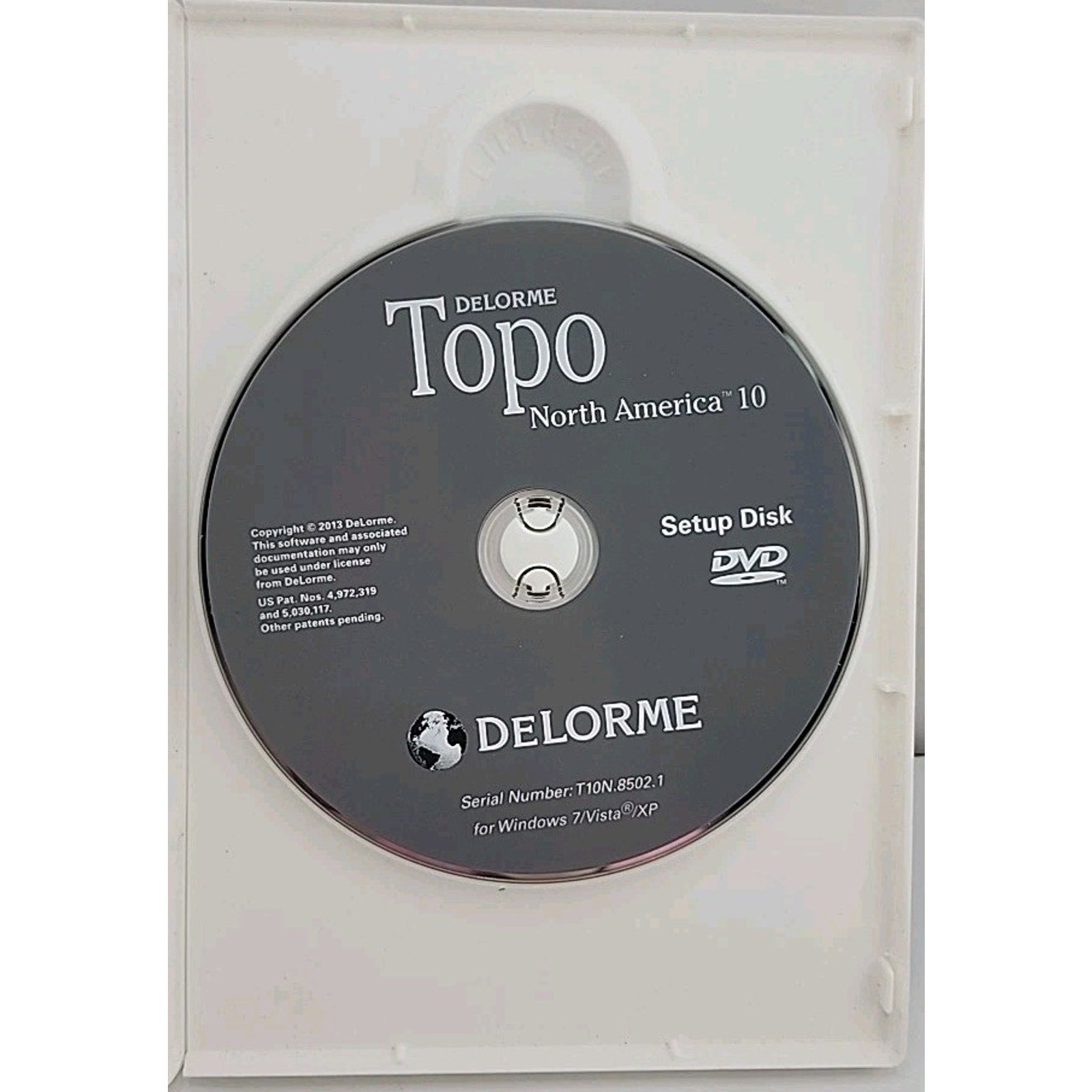Delorme Topo North America Version 10 *ONLY PICTURED DISCS*