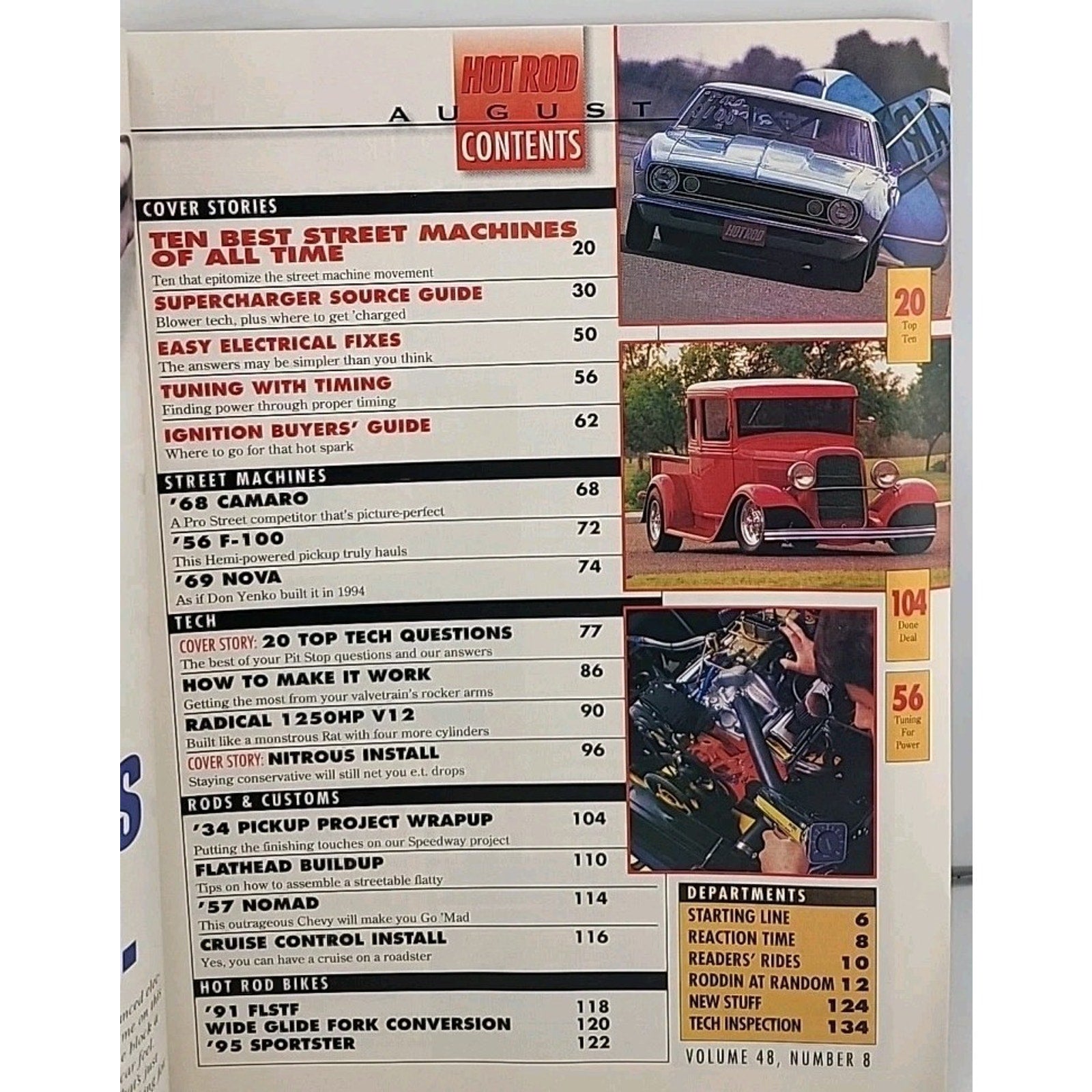 Hot Rod Magazine August 1995