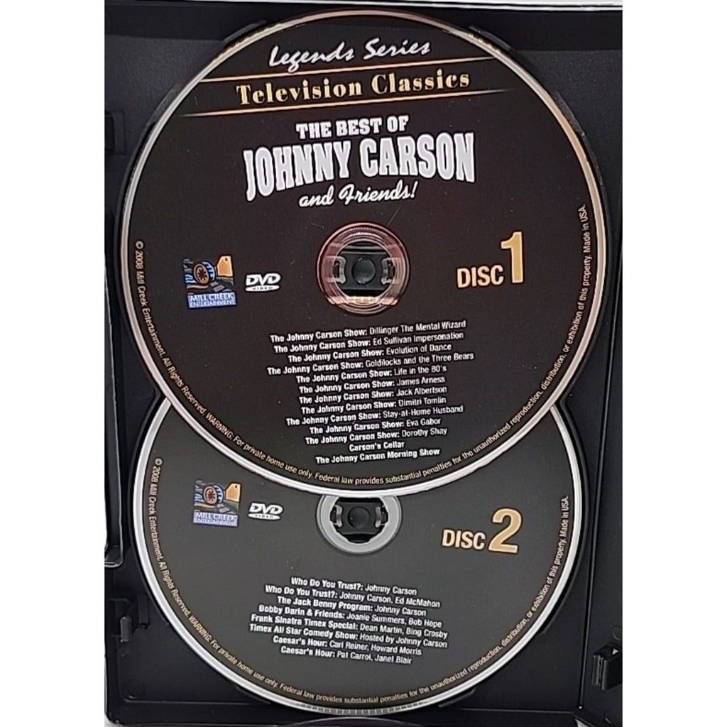 The Best of Johnny Carson (DVD, 2008, 4-Disc Set)