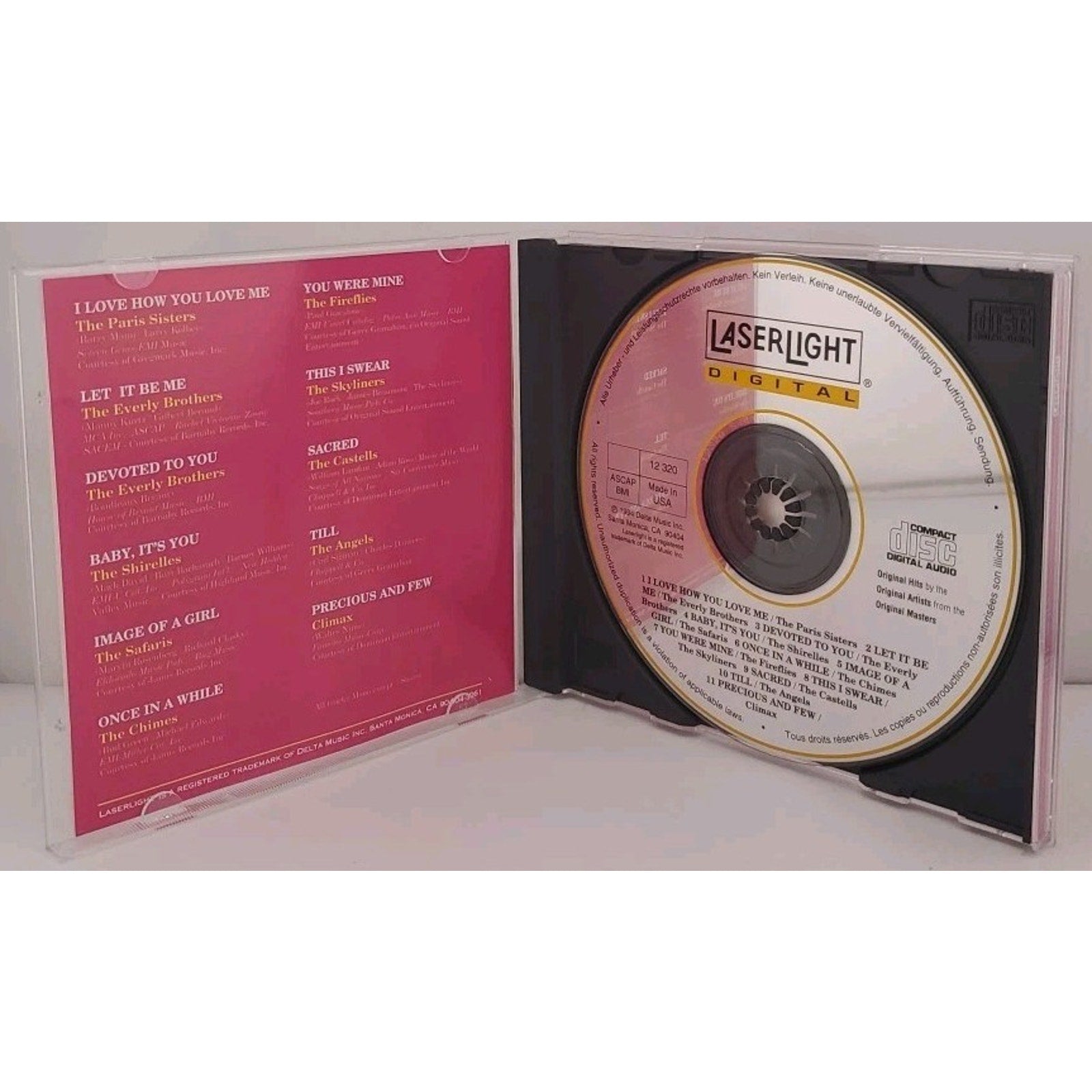 Love Songs [1994 Laserlight] by Various Artists (CD, Jun-1994, Laserlight)
