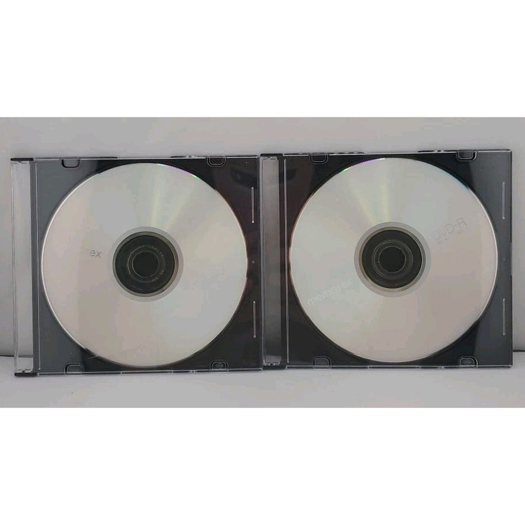 Memorex DVD+R 10 Pack - 16X, 4.7GB, 120 mins Individual Jewel Cases Open Box