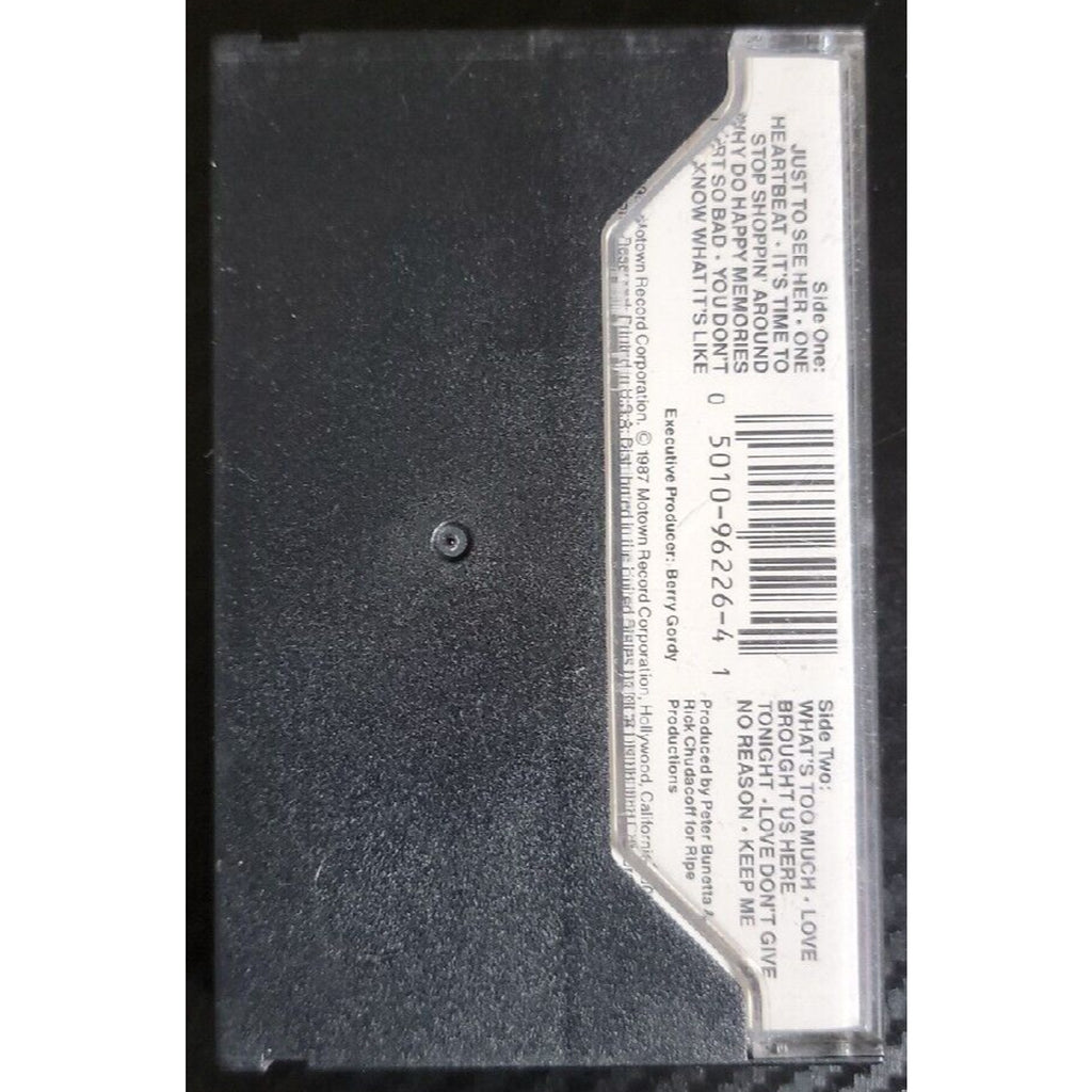 Smokey Robinson - One Heartbeat (Cassette Tape, 1987, Motown 6226MC)