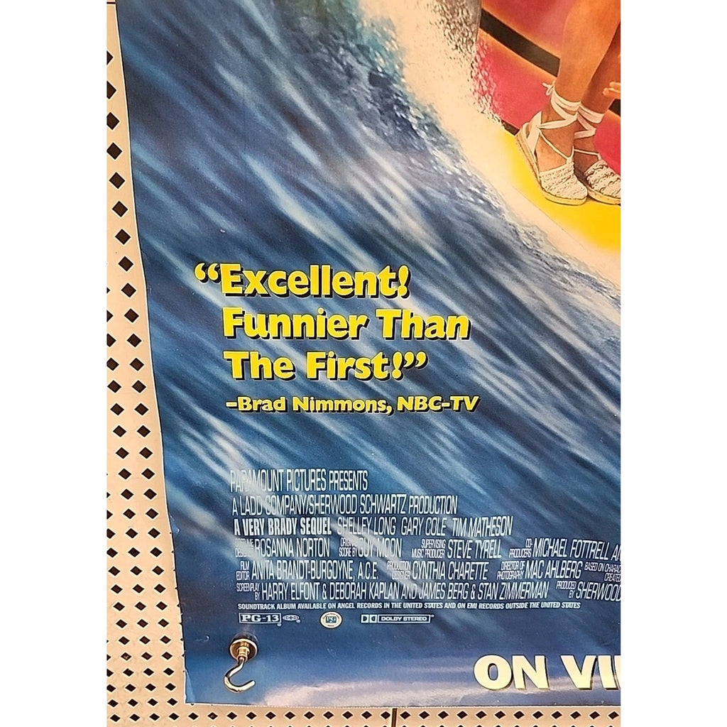 A Very Brady Sequel Movie Poster Original SS 27x40 Rolled One Sheet 1996