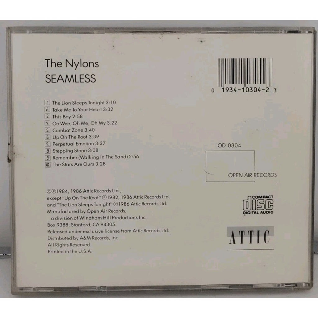 Seamless by The Nylons (CD, Windham Hill Records)