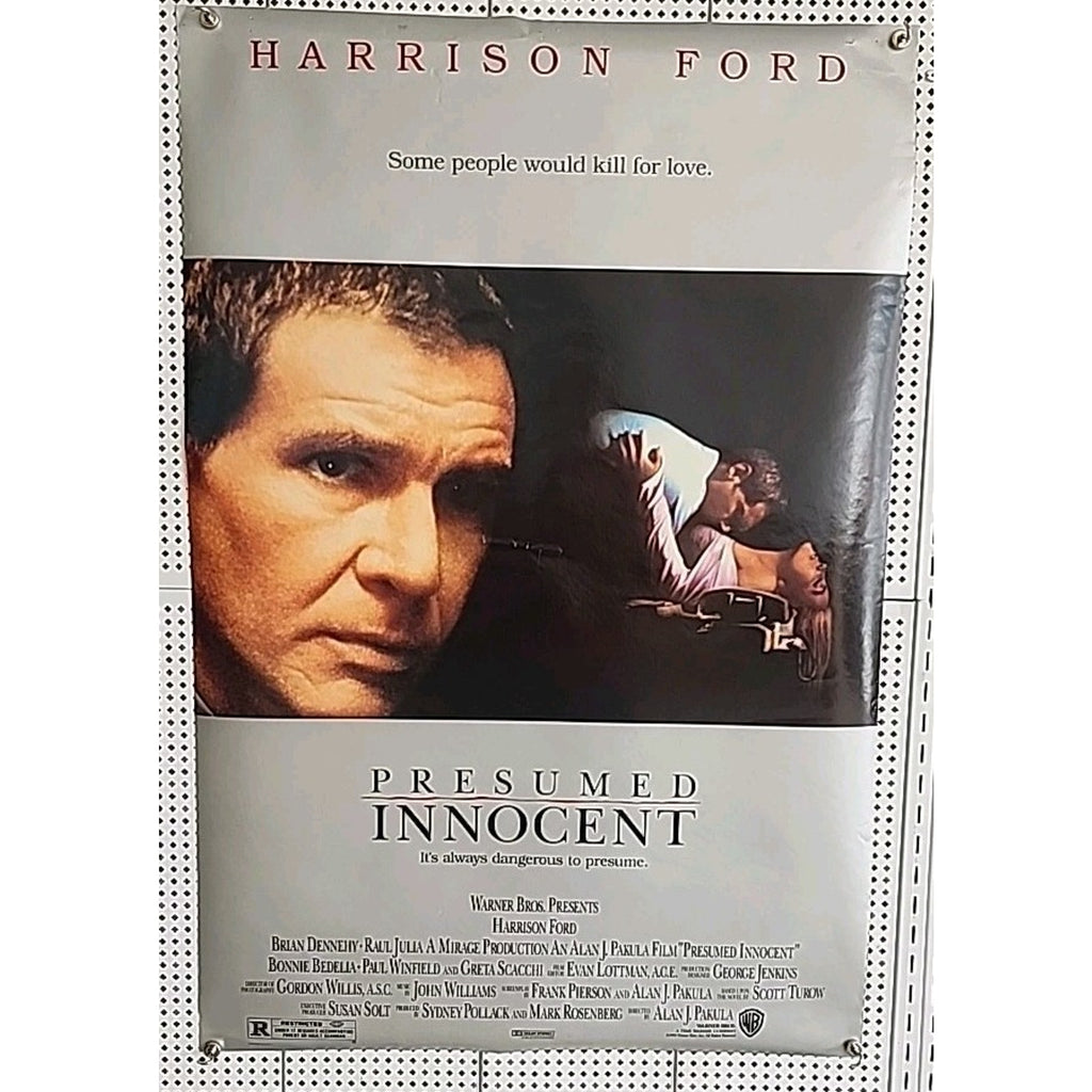 Presumed Innocent 1990 Original Movie Poster 27x40" Rolled Harrison Ford