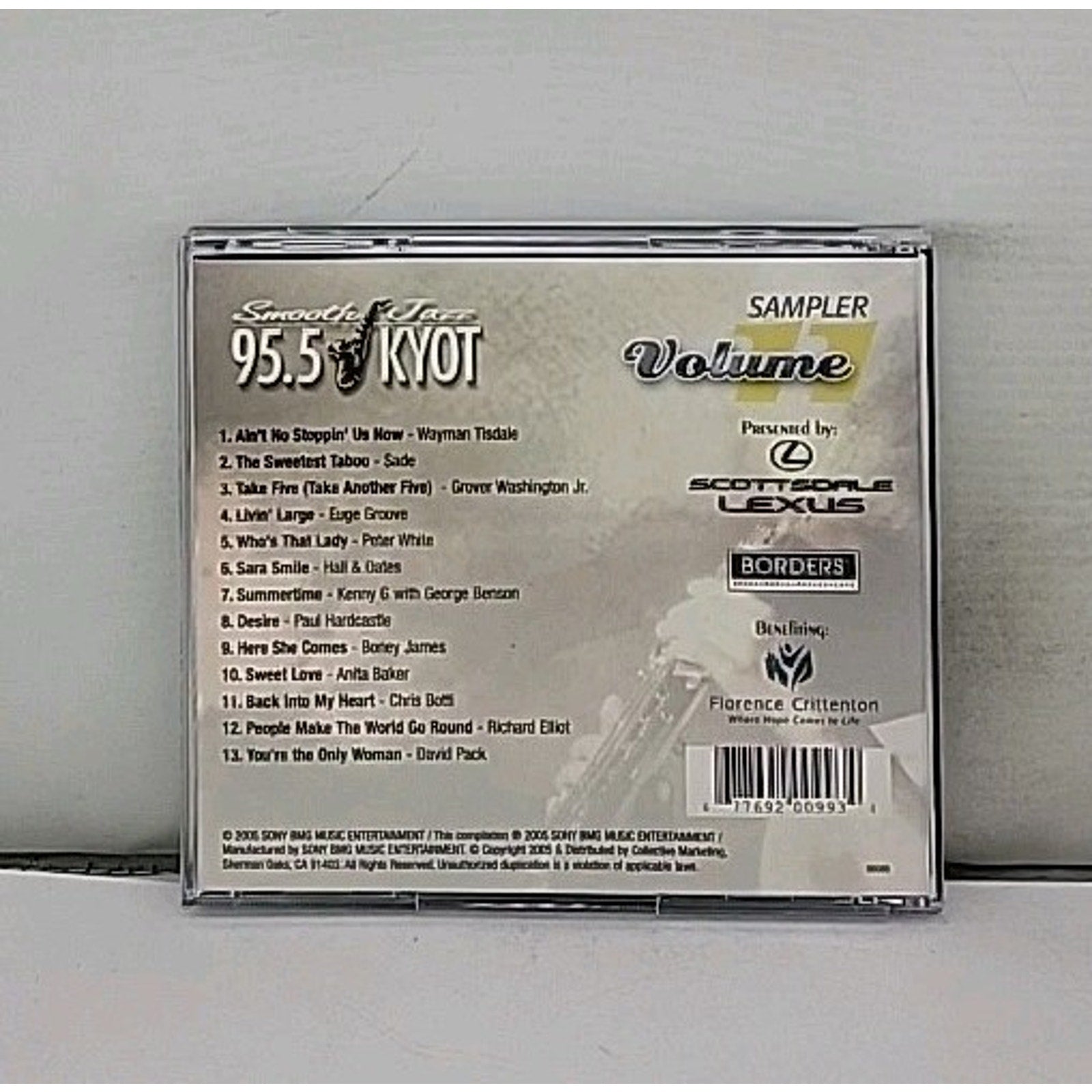 Smooth Jazz ~ 95.5 KYOT ~ Sampler Volume 11 ~ 2005 CD