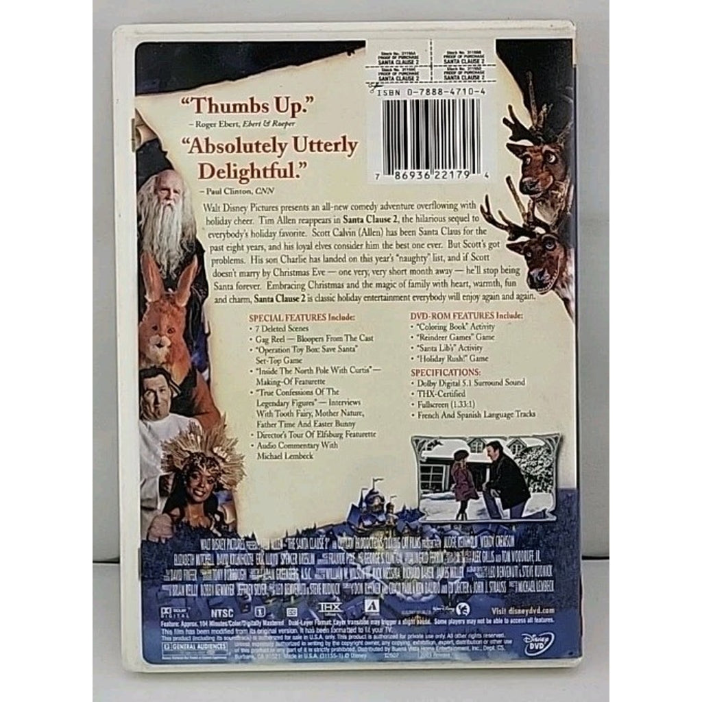 The Santa Clause 2 (DVD, 2002)