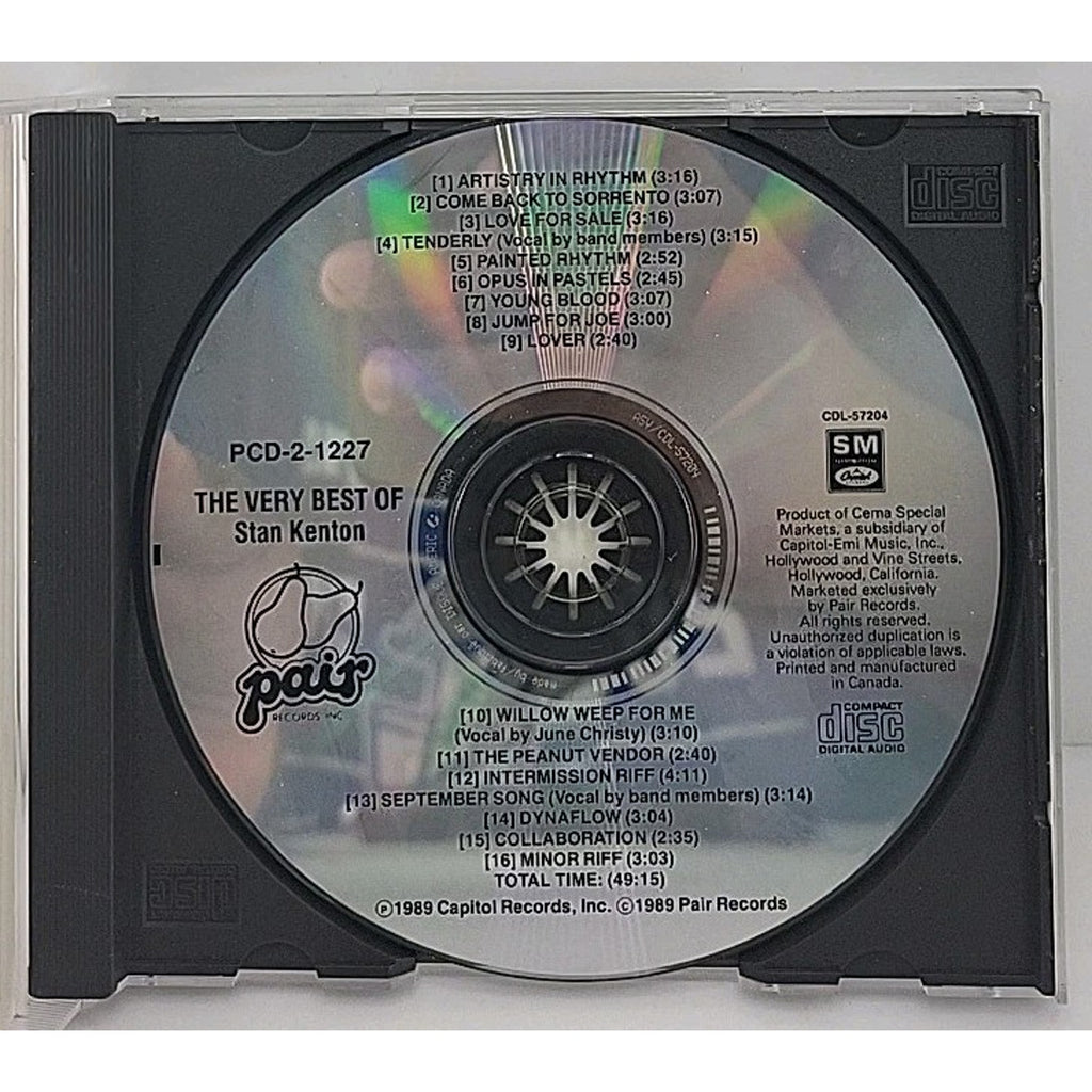 The Very Best of Stan Kenton [Pair] by Stan Kenton (CD, Mar-1989, Pair)