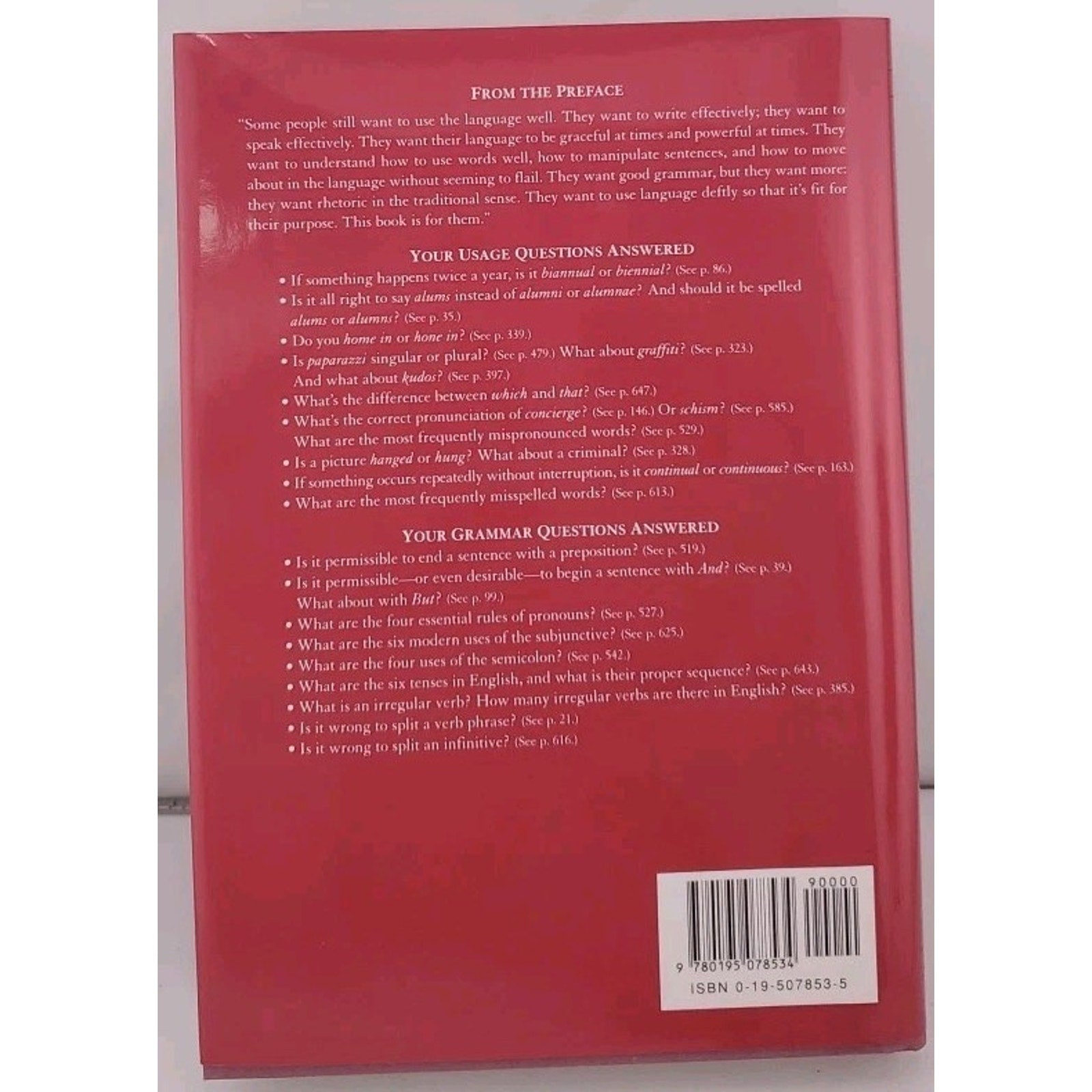 A Dictionary of Modern American Usage by Bryan A. Garner (1998, Hardcover)