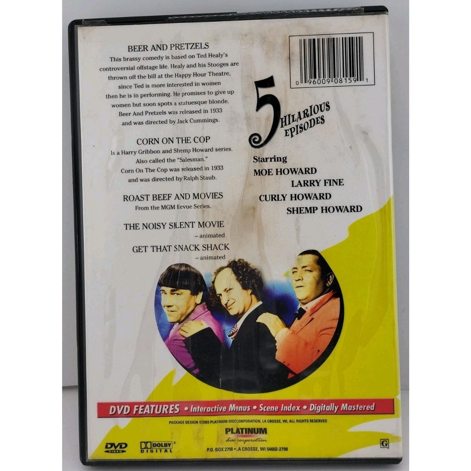 The Three Stooges (DVD, 2003)